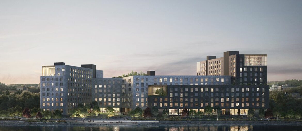 Rendering of planned development by Secchi Smith