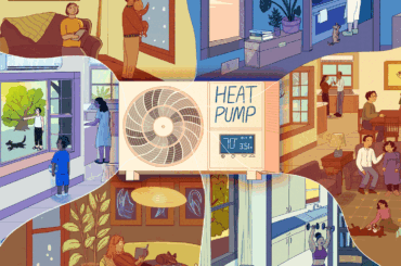 Heat pumps give off none of the unhealthy fumes of traditional furnaces — and hold a steady temperature better.